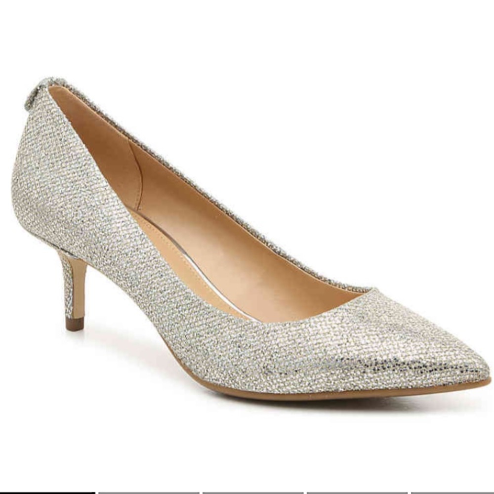 Michael Kors Silver Sequin Pumps